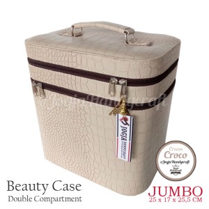 Exclusive Jumbo Size Tas Tempat Kosmetik Bunga Pink Beautycase Tokopedia