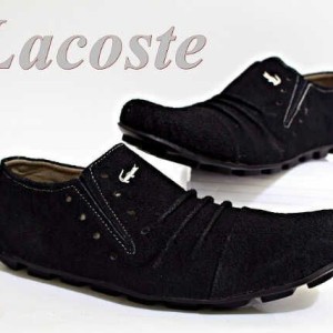 Sepatu Kulit Lacoste Casual Tokopedia