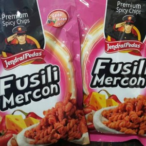 Jual MAKARONI FUSILI PEDAS MERCON