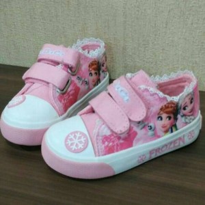 Sepatu Anak Perempuan Kets Frozen Led Tokopedia