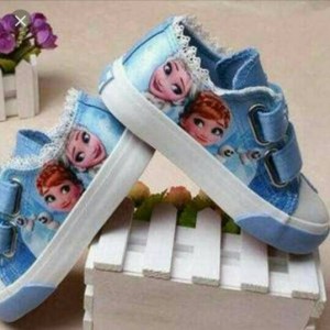 Sepatu Anak Perempuan Kets Frozen Led Tokopedia
