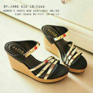Sepatu Wedges Wanita 3 Tokopedia