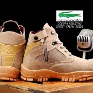 Sepatu Safety Boot Cream Tokopedia