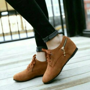 Sepatu Wanita Boots Tan Tokopedia