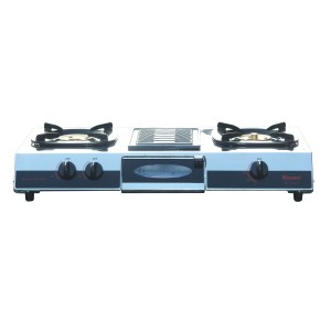 Rinnai Ri514a Kompor Gas 2 Tungku Griller Tokopedia