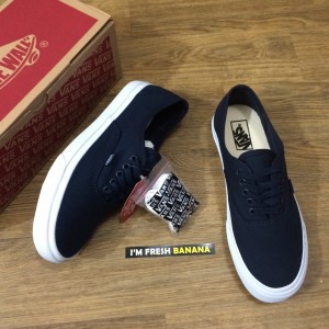 Sepatu Vans Authentic Mono Navy Tokopedia
