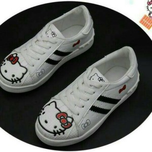 Sepatu Anak Perempuan Import Hello Kitty Perekat Tokopedia