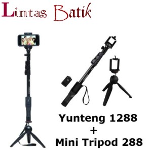 Tongsis Yunteng Bluetooth 1288 Remote Untuk Hp Smartphone Android Camera Action Tokopedia