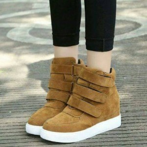 Sepatu Wanita Boots Tan Tokopedia