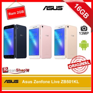 Asus Zenfone Live Zb501kl 16gb Gold Garansi Resmi Tokopedia