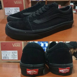 Sepatu Vans Hitam Polos Tokopedia