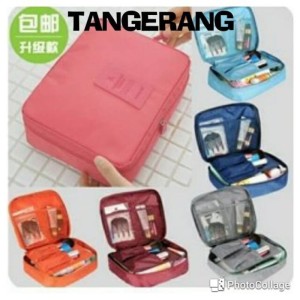 Diskon Tas Kosmetik Tas Travel Multifungsi Travelling Organizer Terbaru Tokopedia