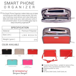 Drenbellony Smartphone Organizer Spo Red Tokopedia