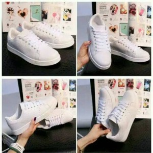 Sepatu Sneakers Putih Pori Tokopedia