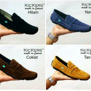 Sepatu Pria Kickers Slop Suede Tokopedia