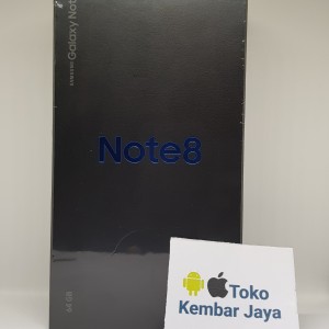 Samsung Galaxy Note 8 Sein Midnight Black Dual Sim Ram 6gb Internal 64gb Body Mulus Fullset Berbonus Muraah Tokopedia
