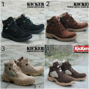 Sepatu Kickers Boots Safety Porsh Delta Tokopedia