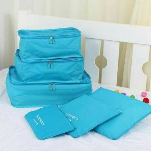 Travel Pouch Bag Traveling Bag Tas Kosmetik Multifungsi Tokopedia