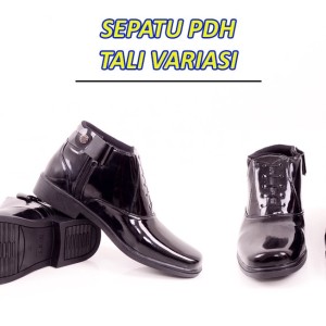 Sepatu Pdh Tali Sleting Tokopedia