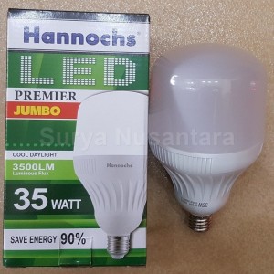Lampu Led Hannochs Premier Jumbo 45w Harga Lebih Ekonomis Tinggi Led Philips 33 Dan 40 Watt Tokopedia