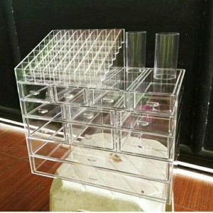 Tempat Kosmetik Akrilik E4 Acrylic Make Up Organizer Terlaris Tokopedia