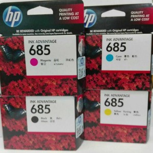 Hp 685 Cyan Tokopedia
