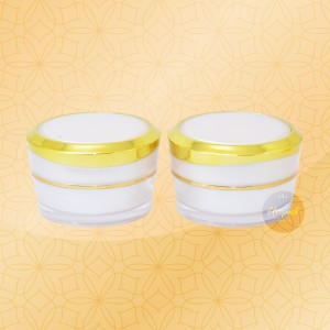 Kemasan Kosmetik Pot Acrylic Gold 10gr Tokopedia