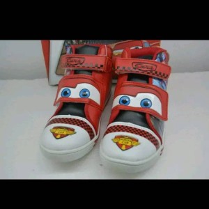 Sepatu Sekolah Anak Cars Boots Sepatu Anak Laki Laki Sepatu Karakter Sepatu Sekolah Tk Paud Sd Tokopedia