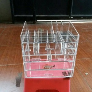 Acrylic Make Up Organizer I3 Tempat Kosmetik Akrilik Tokopedia