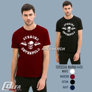 Kaos Baju Distro Avenged Sevenfold Desain Vengeance University Hitam Tokopedia