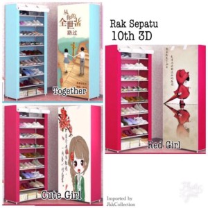 Rak Sepatu 3d Tokopedia