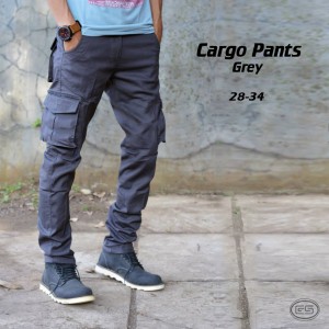 Celana Cargo Panjang Grey Tokopedia