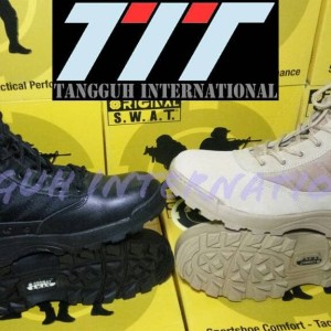 Sepatu Army Tactical Swat 8 Zipper Airsofter Boots Import Tokopedia