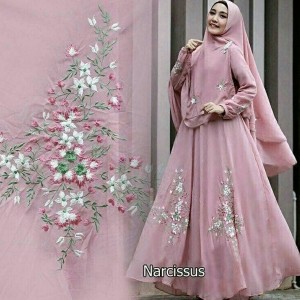 Gamis Muslim Wanita Baju Gamis Remaja Terbaru Tokopedia