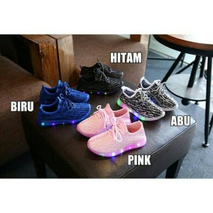 Sepatu Sekolah Led Sepatu Led Lampu Spiderman Tokopedia