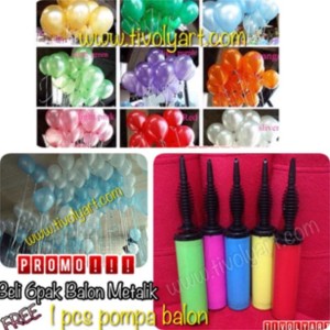 Promo Balon Metalik Free Pompa Balon Tangan Harga Promo Tokopedia