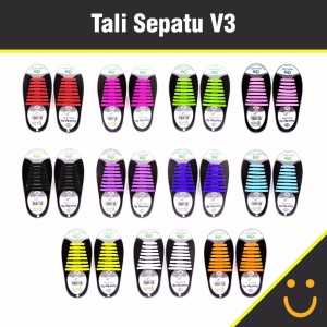 Tali Sepatu Silicon Tali Sepatu Karet Tokopedia