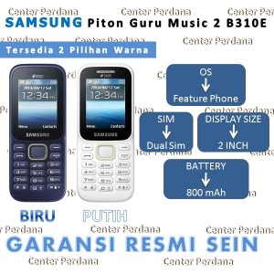 Samsung Piton Sm B310e Samsung Guru Music 2 Garansi Resmi Sein Tokopedia