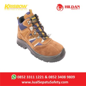 Krisbow Safety Shoes Prince 6 Inch Cokelat Sepatu Safety Sepatu Pengaman Tokopedia