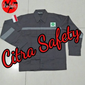 Baju Safety Atasan Atau Baju Proyek Logo Tokopedia