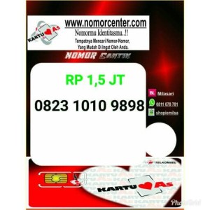 Jual Nomor Cantik AS ABAB CDCD Rapih Unik 0823 1010 9898 YA11_750