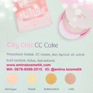 Kosmetik Cc Cake Bedak Padat Extra Cover Emina City Chic Tokopedia