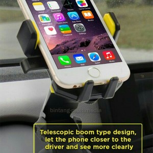 Car Holder Mobil Vivan Chs03 Telescopic Bracket Stand Handphone Hp Gps Tokopedia