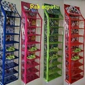 Promo Rak Sepatu Gantung Karakter Tokopedia
