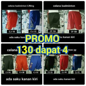 Celana Badminton Yonex Lining Victor Tokopedia
