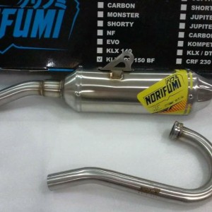 Knalpot Norifumi Nf Stainless Klx 150 Bf Dt Original Tokopedia