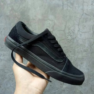 Vans Old Skool All Black Dt Original Tokopedia