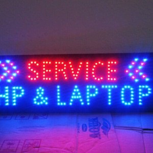 Led Sign Papan Lampu Service Hp Tokopedia