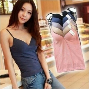 Singlet Wanita Tanktop Dengan Cup Bra Denla 3550 Harga Murah Tokopedia