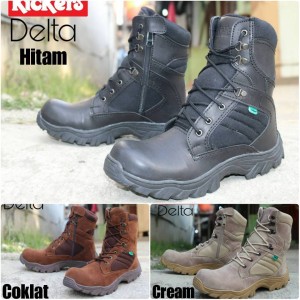 Sepatu Kickers Delta Safety Boots Cream Tokopedia